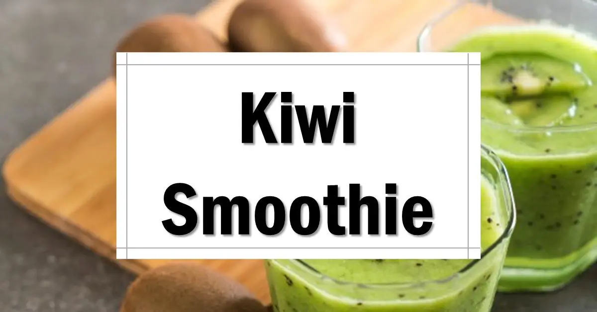 keto friendly kiwi smoothie