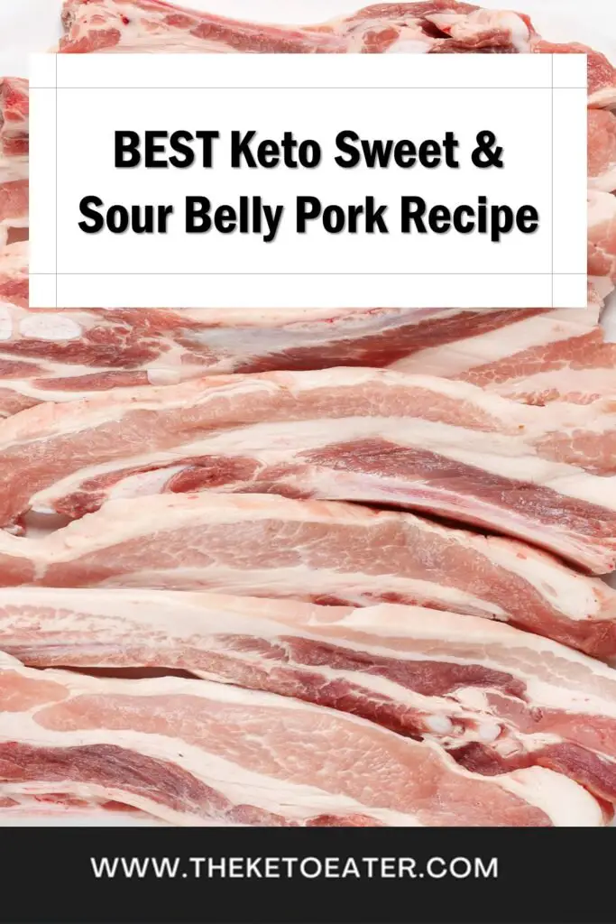 BEST Keto Sweet and Sour Belly Pork Recipe