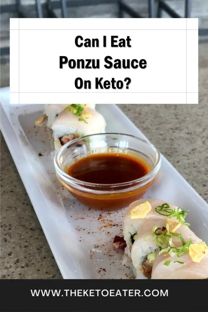 Can I Eat Ponzu Sauce on Keto Diet