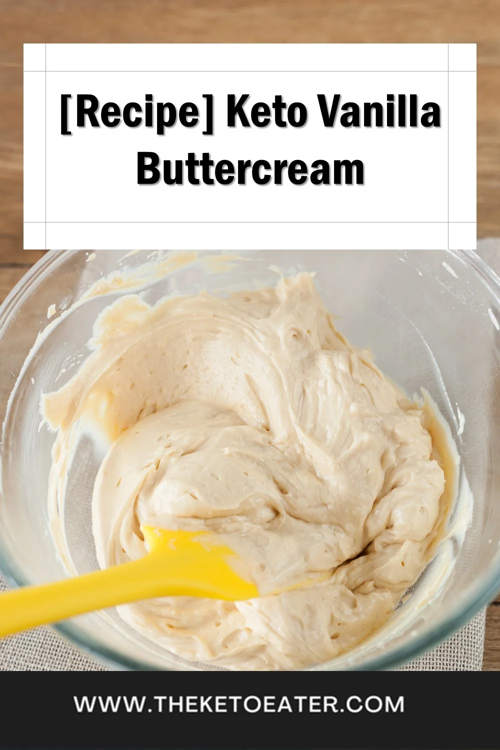 How to Make Keto Vanilla Buttercream Frosting The Keto Eater