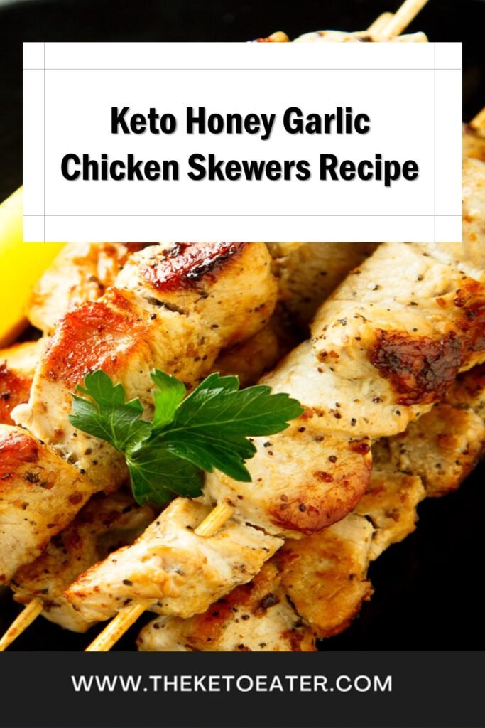 Keto Honey Garlic Chicken Skewers Recipe