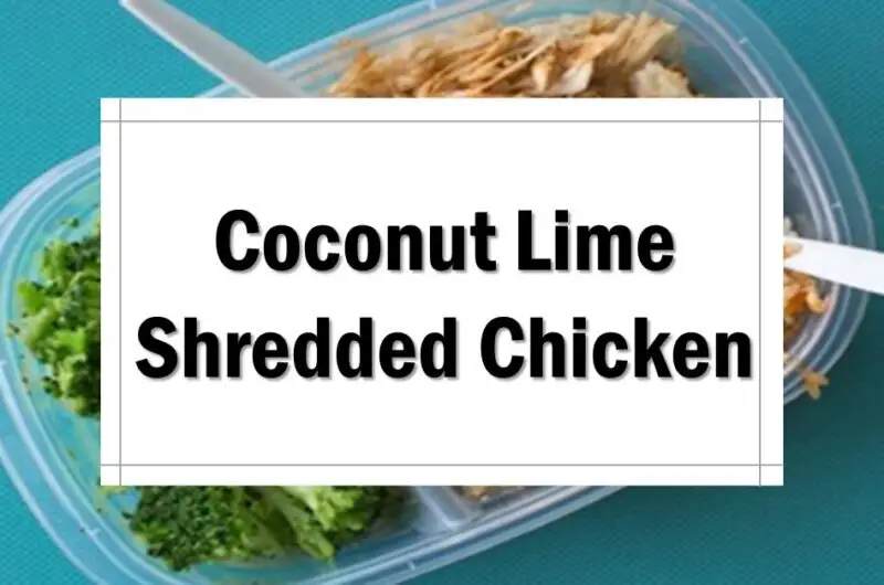 Easy Thai Coconut Curry Lime Shredded Chicken