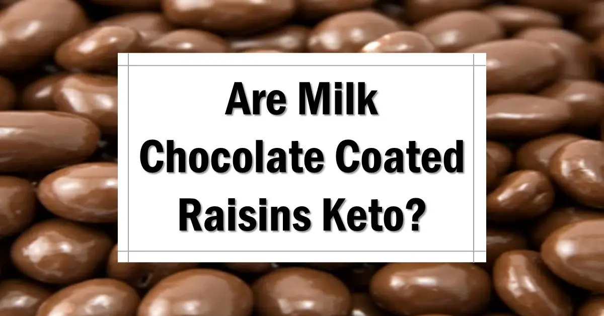Are Milk Chocolate Coated Raisins Keto Friendly? The Keto Eater